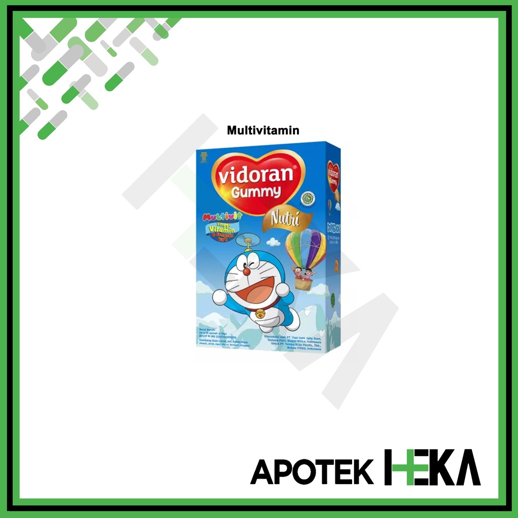 Vidoran Gummy 54 g - Suplemen Vitamin Anak (SEMARANG)