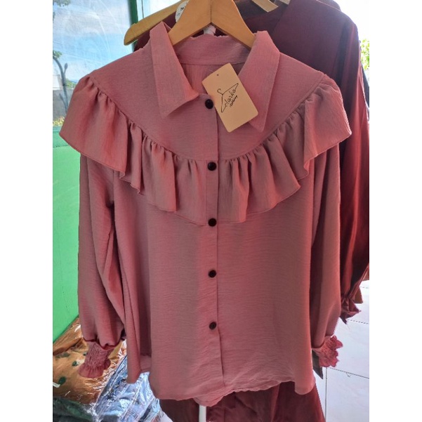 CLARKE KEMEJA LESTIE CRINCLE BLOUSE BY CLARKE