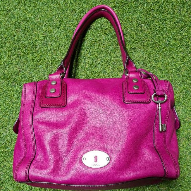 Tas fossil preloved maddox satchel