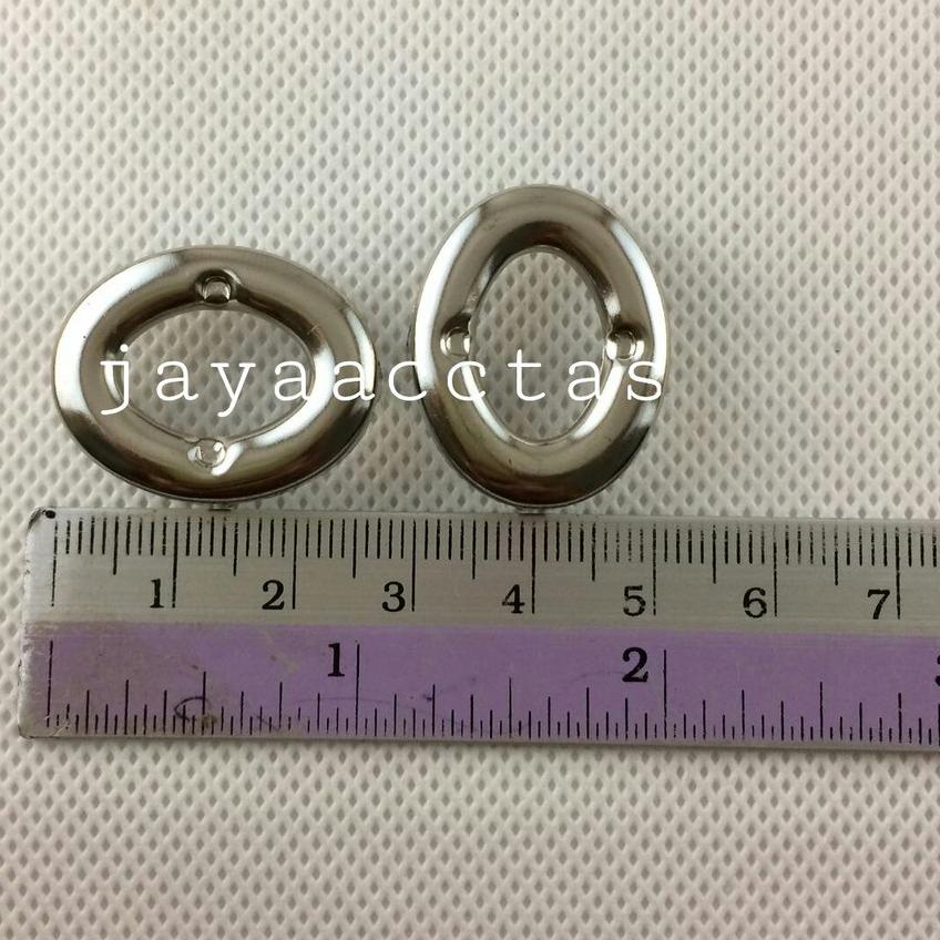 

kunci putar tas oval 2.5 cm/12 pcs murah bandung