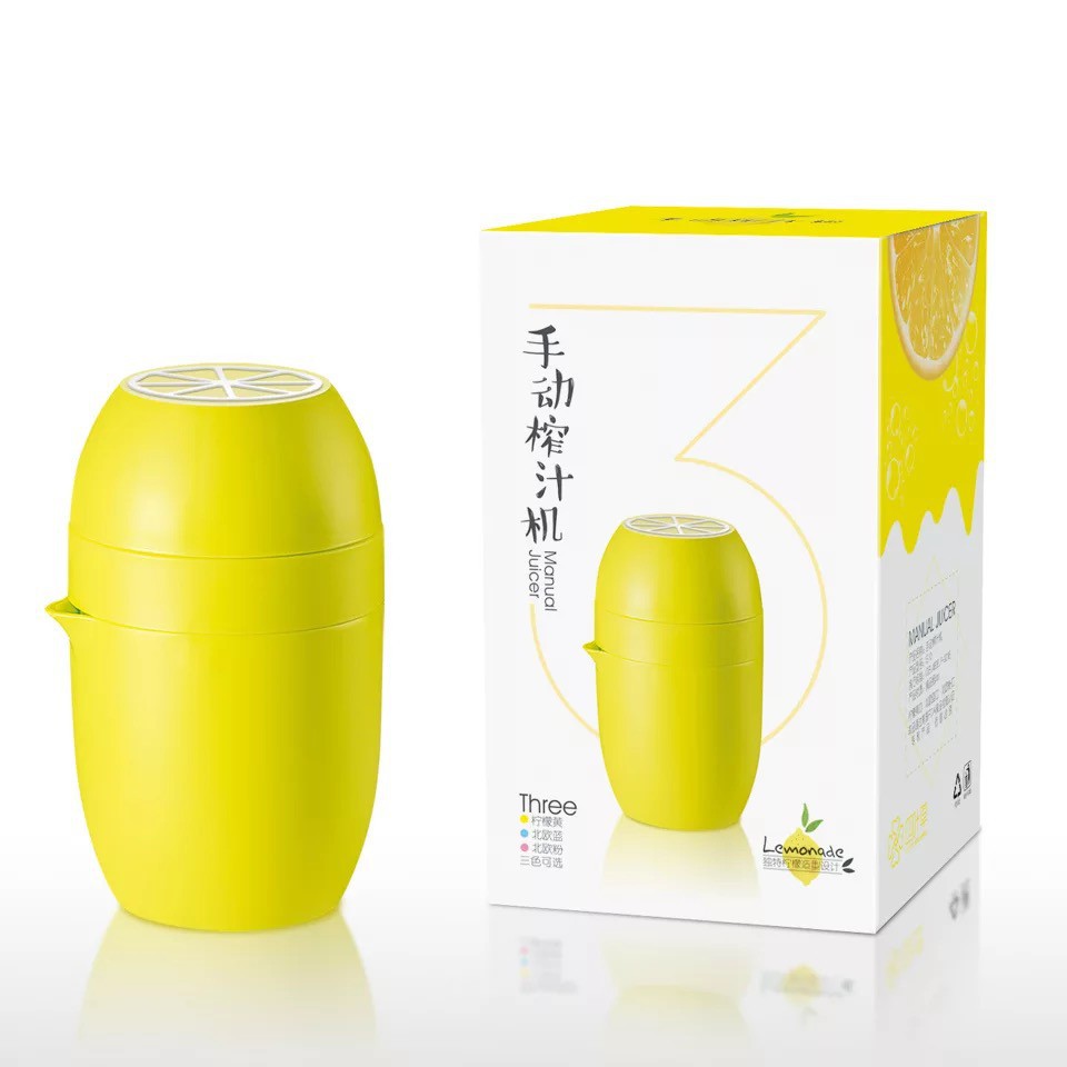 Mini Fruit Juicer Hand Presss Manual Model Lemon.