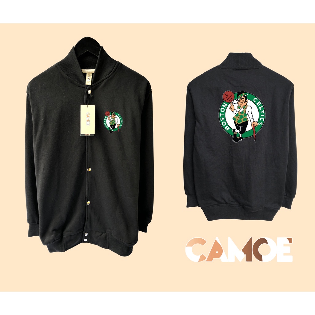 jaket varsity baseball premium boston celtic NBA basket ball