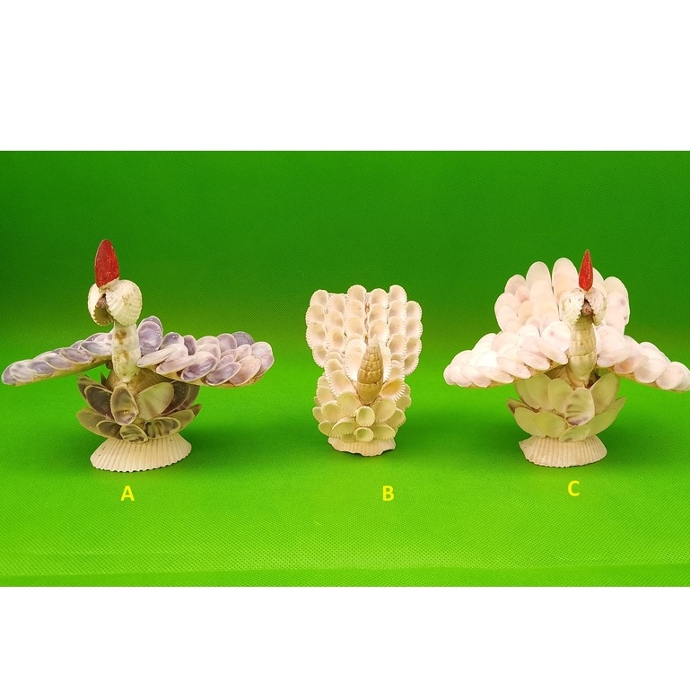 Pajangan Kerang / Hiasan Meja Kerang / Pajangan Meja / Patung Kerang KR02 / Props Foto