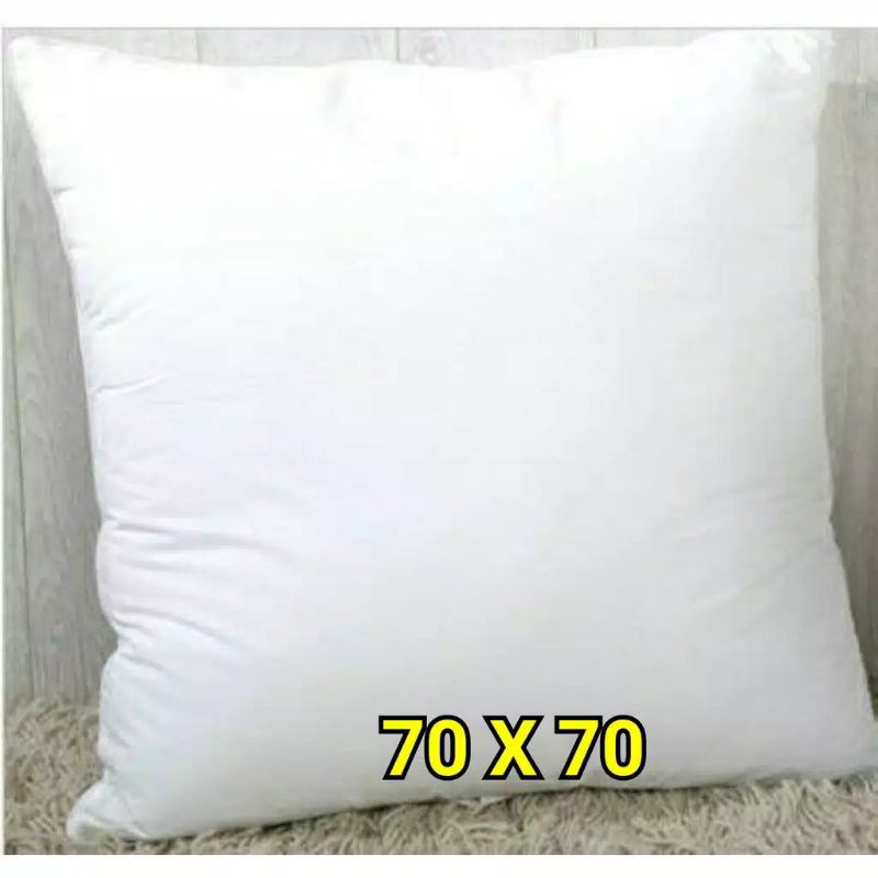 Bantal Lantai Kotak Jumbo Ukuran 70x70 Dakron Pree Sarung