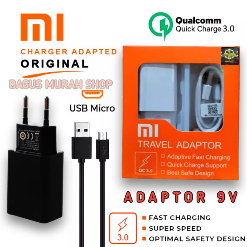 CHARGER ORIGINAL FAST CHARGING kabel MICRO USB REDMI 4A 4X 5A 6 6A NOTE 4 NOTE 4X NOTE 5A NOTE 5 5 PLUS