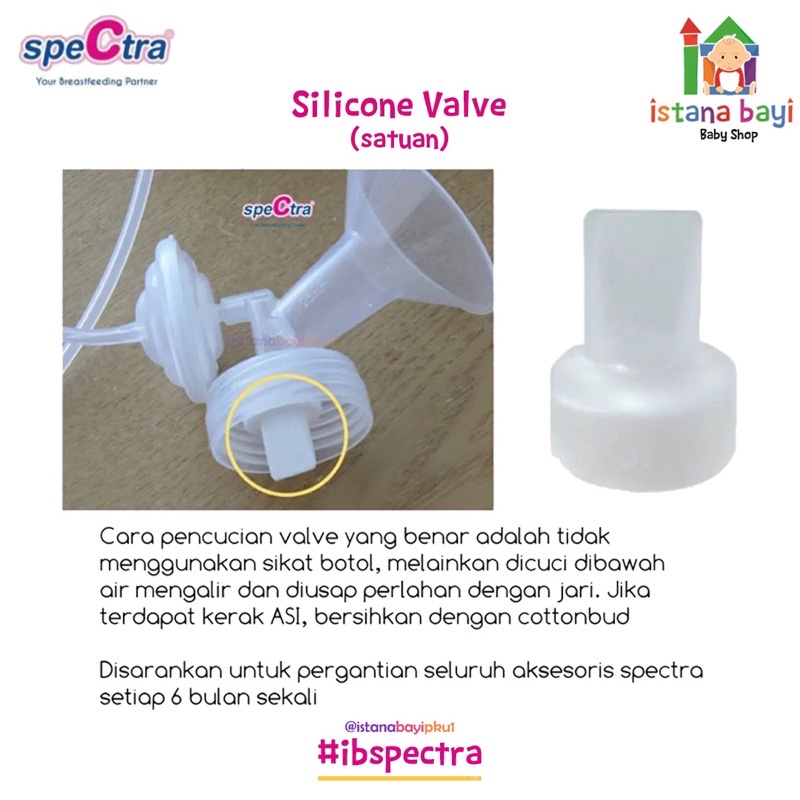 Spectra Valve/Spare part pompa asi spectra