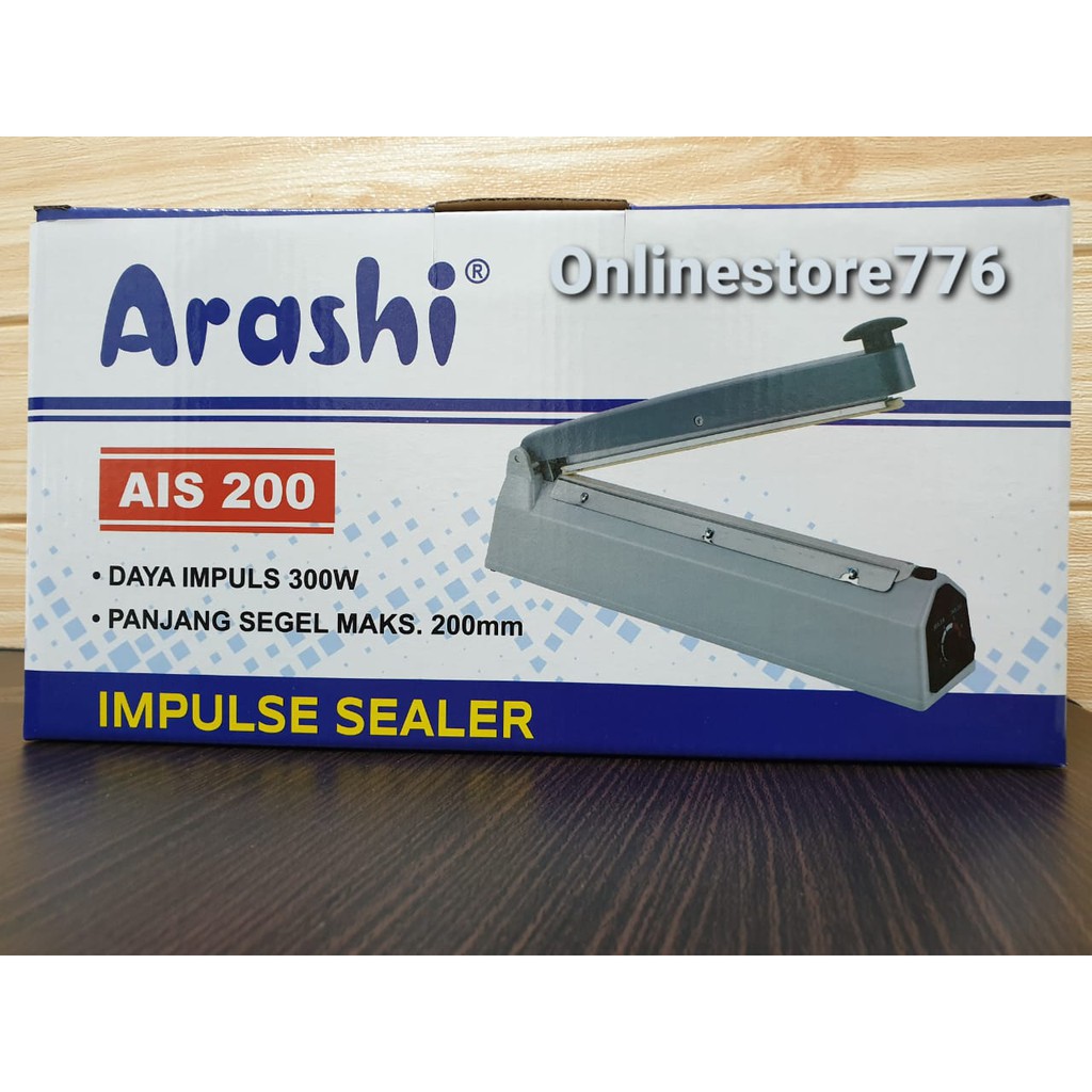 ARASHI Mesin Press Plastik - Alat Sealer Pres Plastik - Impulse Sealer