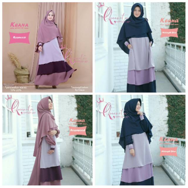 Gamis syar'i Longdres Keana / GAMIS SYAR'I KEANA BY QUEENITA