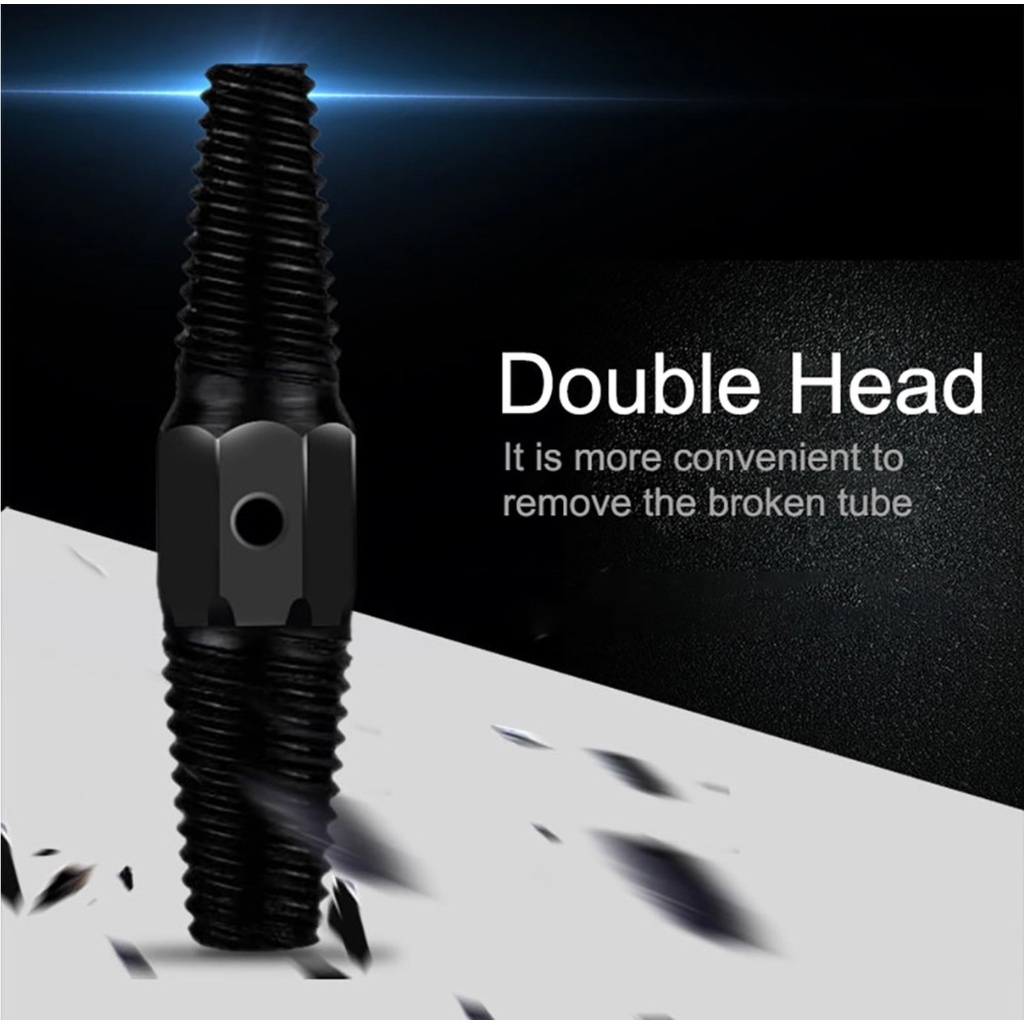 KODENKI Pipe Screw Extractor Alat Buka Baut Drat Kran Rusak Patah 1/2&quot; 3/4&quot;