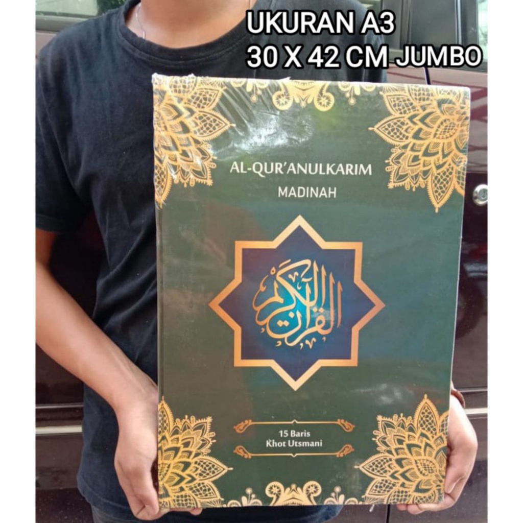 Jual Al Quran Besar Jumbo Raksasa Ukuran A3/30x42 Cm Lansia | Shopee ...