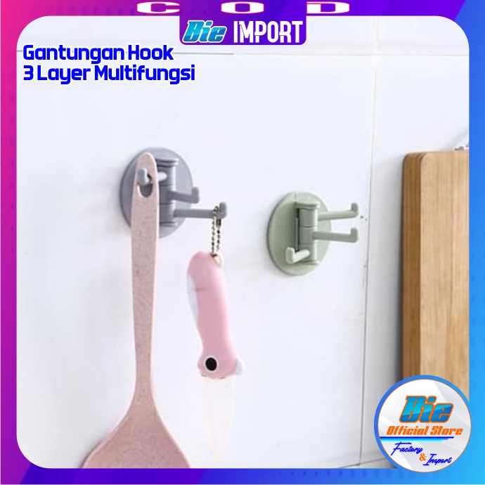 Cantolan Hook / Gantungan 3 Layer Multifungsi Impor Best Seller