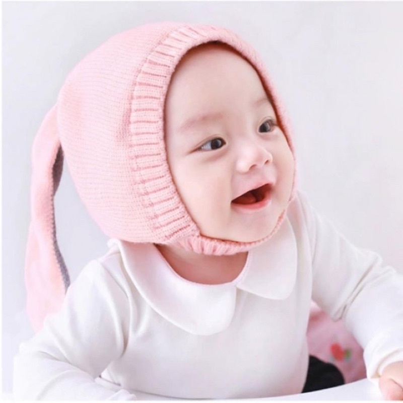 KOREAN BUNNY HAT - CARTERLOVE TOPI RAJUT TP020/Topi bayi TP025/ TOPI BUNNY/TOPI BEAR