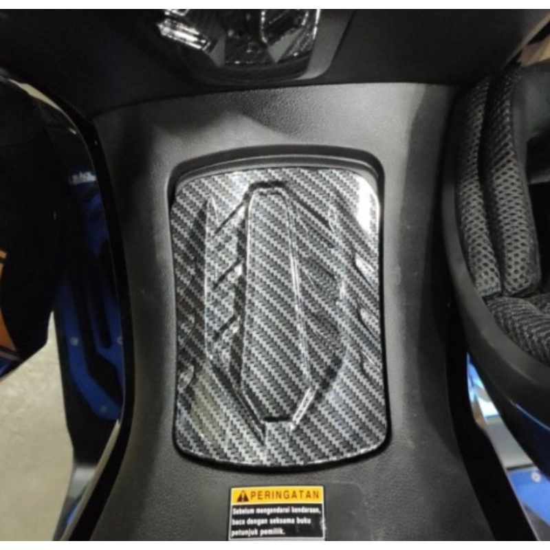 COVER TUTUP TANGKI BENSIN NMAX NEW 2020 CARBON GOZIMA