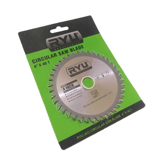 Ryu Mata Potong Kayu 4 Inch / Ryu Circular Saw Blade 4 Inch x 40 T