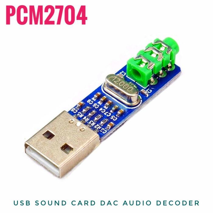 PCM2704 USB Sound Card Digital Hi-Fi Audio Decoder DAC Module