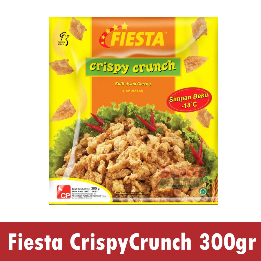 

[SINAR.FRESHMART] FIESTA CRISPY CRUNCH KULIT AYAM GORENG [300gr]