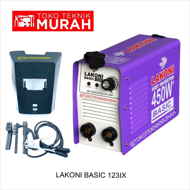 Lakoni Basic 123iX  Mesin Travo Las 123 iX Inverter Trafo MMA