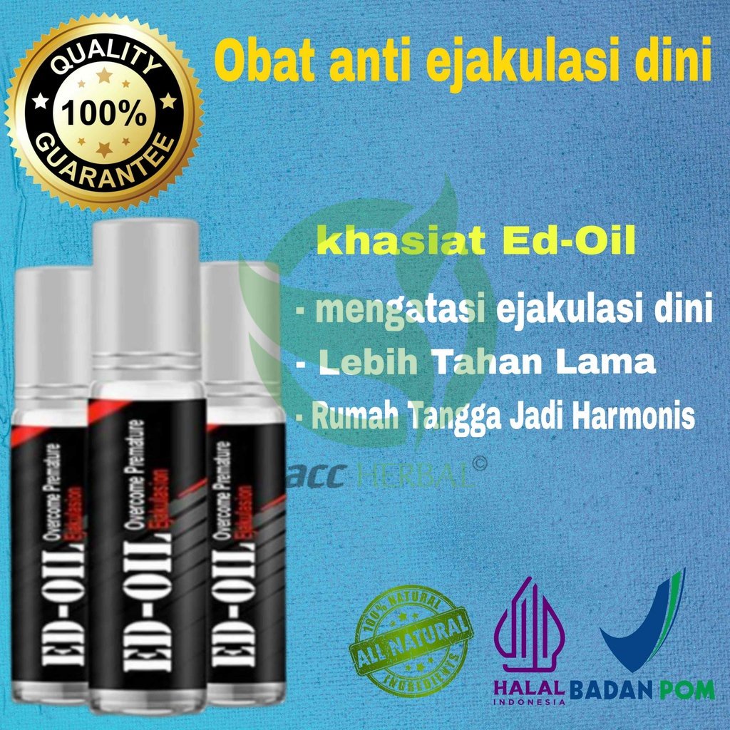 ED-OIL OBAT KUAT PRIA TAHAN LAMA SEX ORIGINAL ATASI EJAKULASI DINI SUPLEMENT PRIA DEWASA / OIL AMPUH