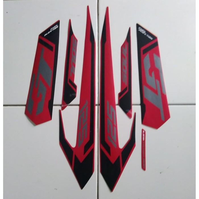 stiker striping yamaha soul gt 2015 merah