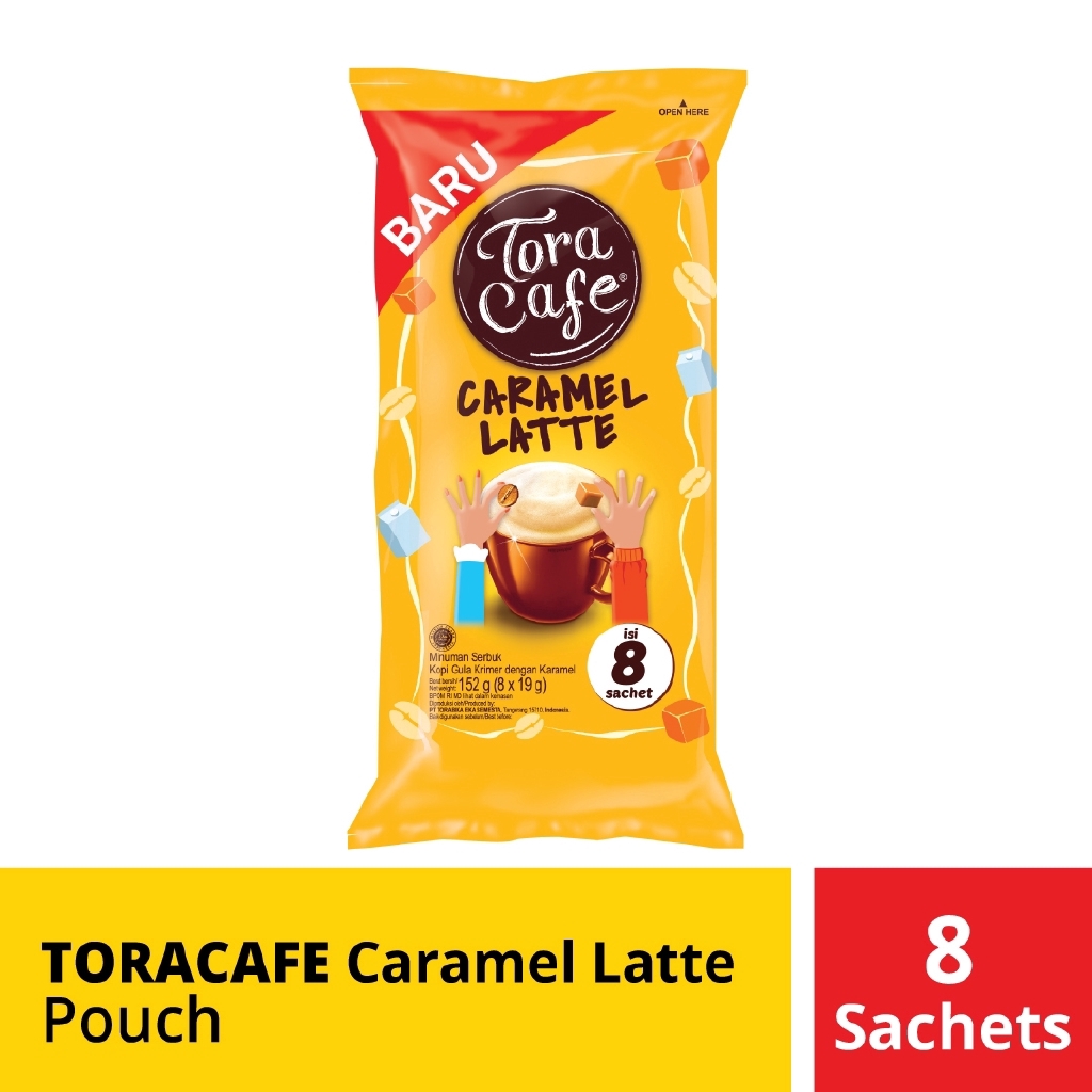 

Toracafe Caramel Latte Pouch 8 Sachet @19 Gr