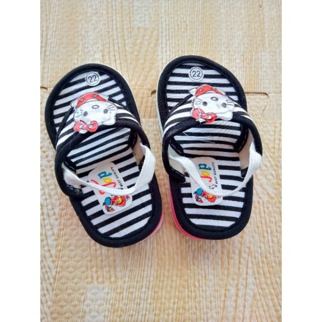 [0-2th] SANDAL BABY BUNYI SALUR BLASTER / SANDAL PREWALKER BAYI PEREMPUAN / SANDAL PREWALKER BUNYI CITCIT MOTIF GARIS GARIS