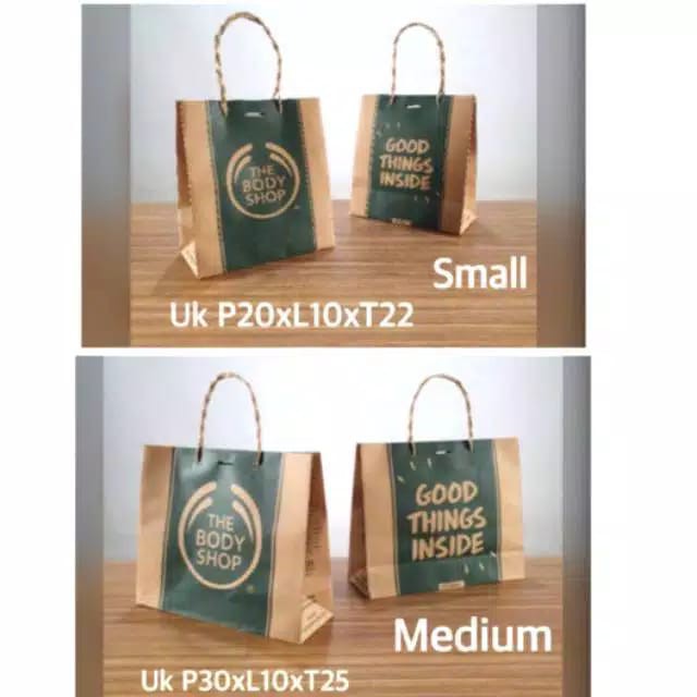 

PAPER BAG THE BODY SHOP MURAH