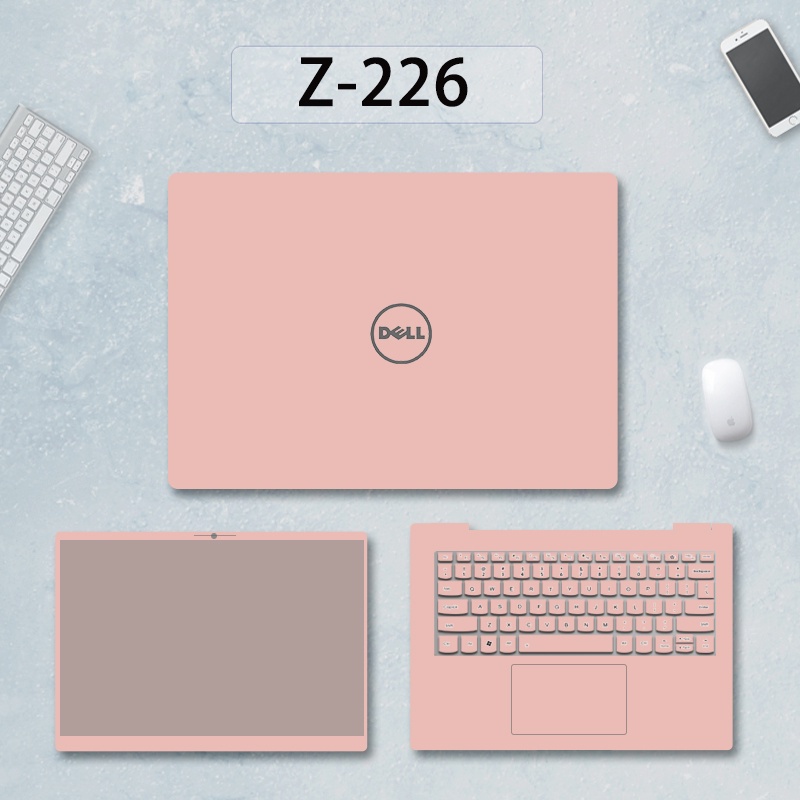 Dell Notebook Sticker Lingyue 14pro PURE COLOR Simple Shell Sticker 5418 Achievement 5310 / 5510 Solid Color Protective Film 15plus Computer 7510 Film 15.6 Inch 7000 Full Body Sticker