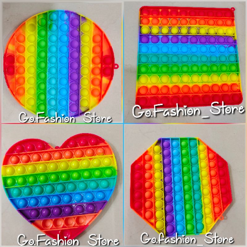 FREE GUNDU KELERENG!Mainan Pop It Penghilang Stress Viral Tiktok Jumbo 20cm Bahan Import Bagus Halus Model New Bts-1