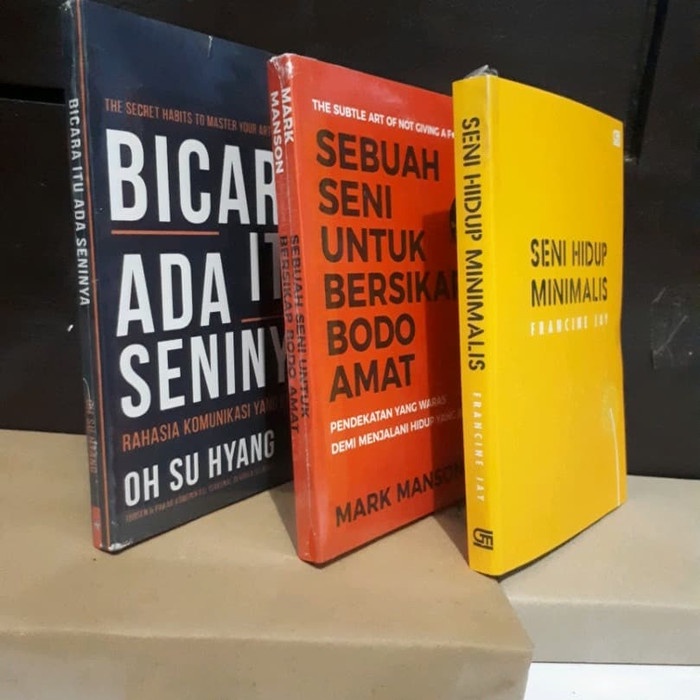 BUKU SEGALANYA AMBYAR - SENI HIDUP MINIMALIS - BICARA ADA SENINYA - SEBUAH SENI BERSIKAP BODO AMAT [ORIGINAL]