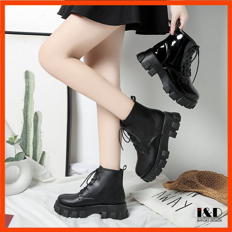 [ Import Design ] Sepatu Boots Wanita Import Premium Quality ID142-0
