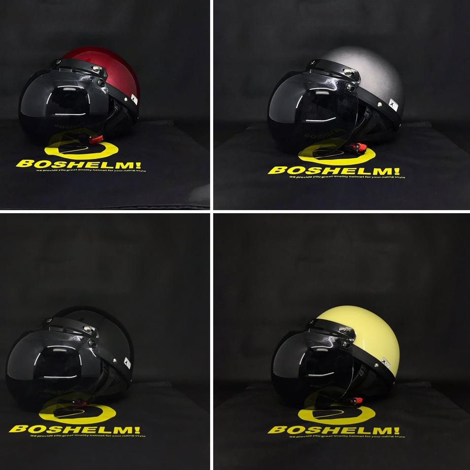 TLQ BOSHELM Helm Chip Vespa Polos Helm Catok Helm Vespa Helm Bogo .
