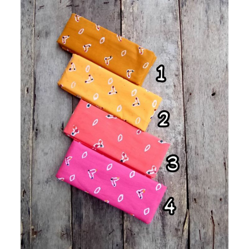 Kain Batik Cap Garutan Jumputan Murah Jarik Kebaya Couple Seragam Bridesmaid Meteran Kode 381