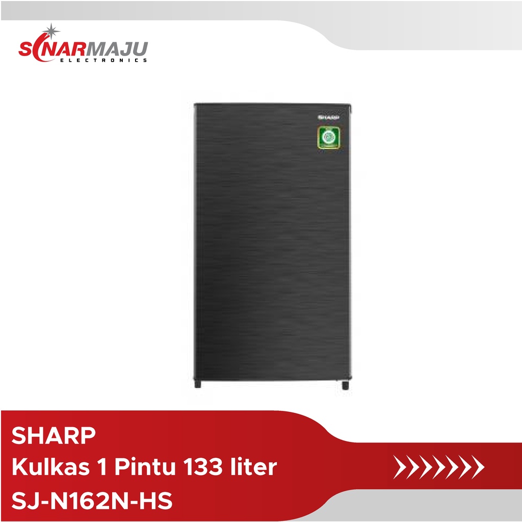 Kulkas 1 Pintu SHARP 133 liter SJ-N162N-HS SJN162N