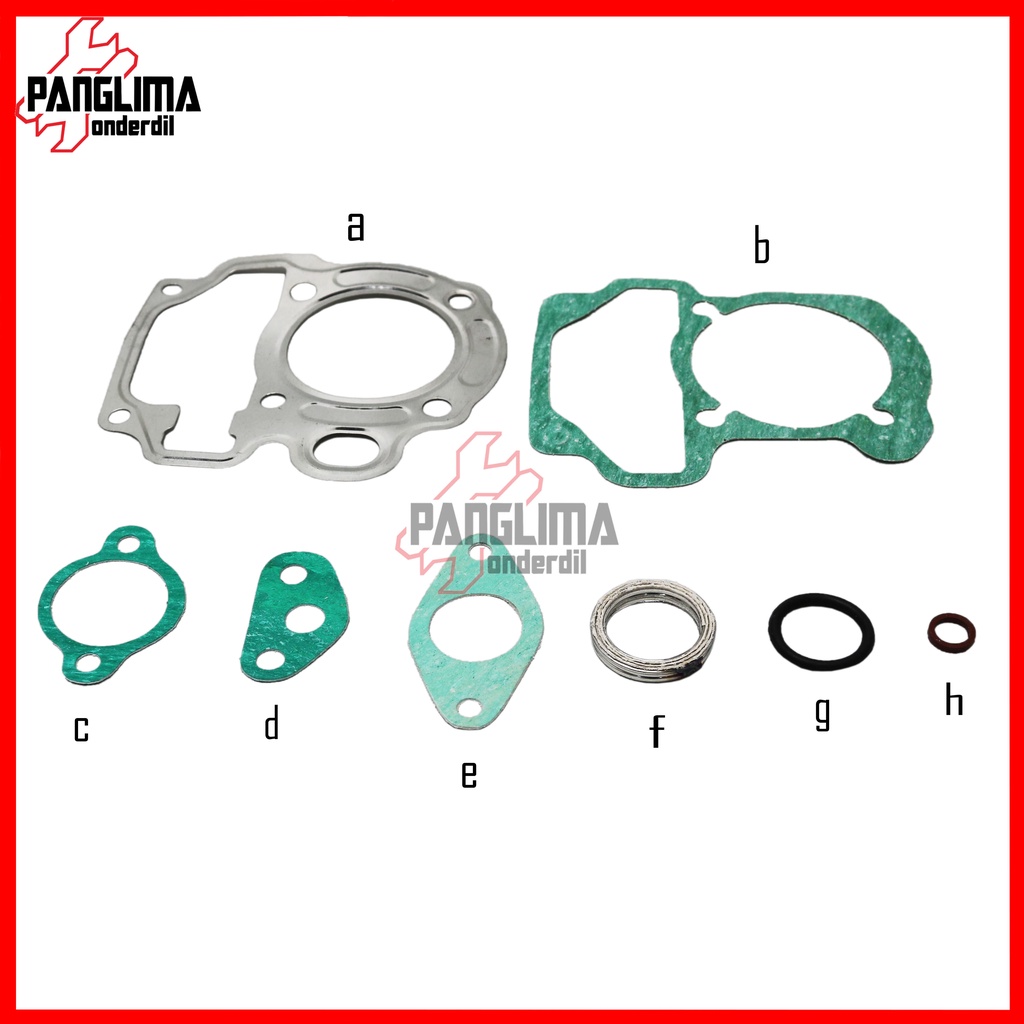 Topset Honda Vario Techno Carbu 110 CBS / Non CBS Lama-Old-Awal &amp; Vario 110 Karbu-Karburator Top Set Paking-Packing-Gasket Kit