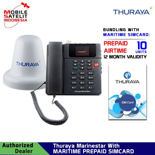 Telepon Satelit Thuraya Marinestar With Maritime Simcard