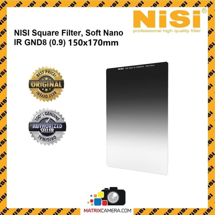 NISI Soft GND8 GND 8 0.9 150x170mm Square Filter