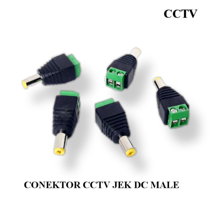 CONECTOR CCTV JEK DC MALE