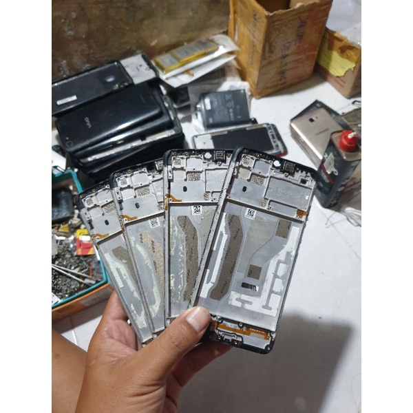 FRAME TATAKAN LCD SAMUNG A10S ORI COPOTAN