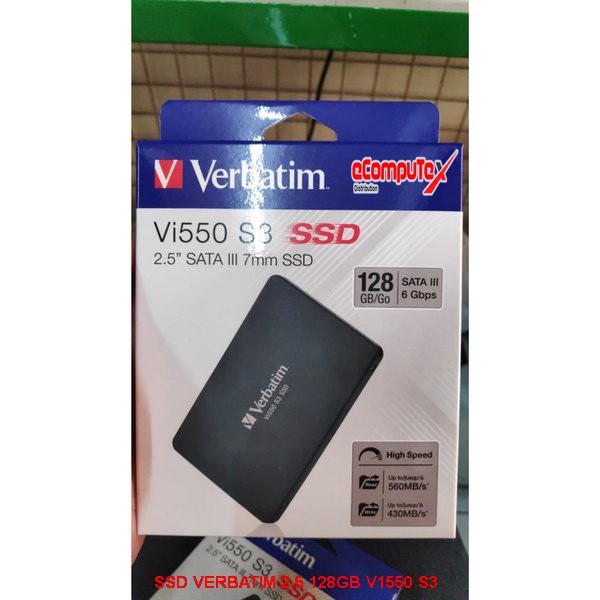 SSD VERBATIM 2.5  128GB 256GB DAN 512GB VI550 S3