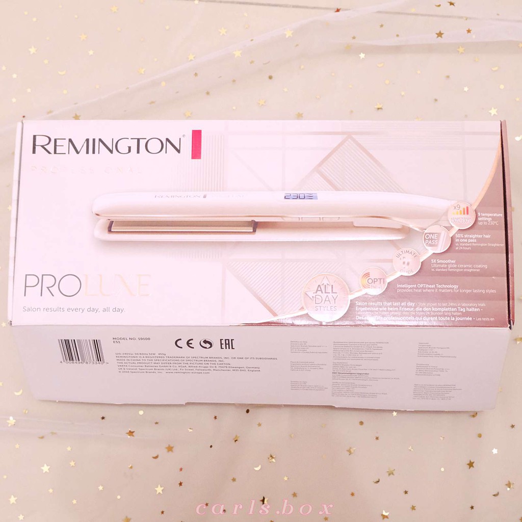 Remington PROLuxe Hair Straightener | Catokan Remington
