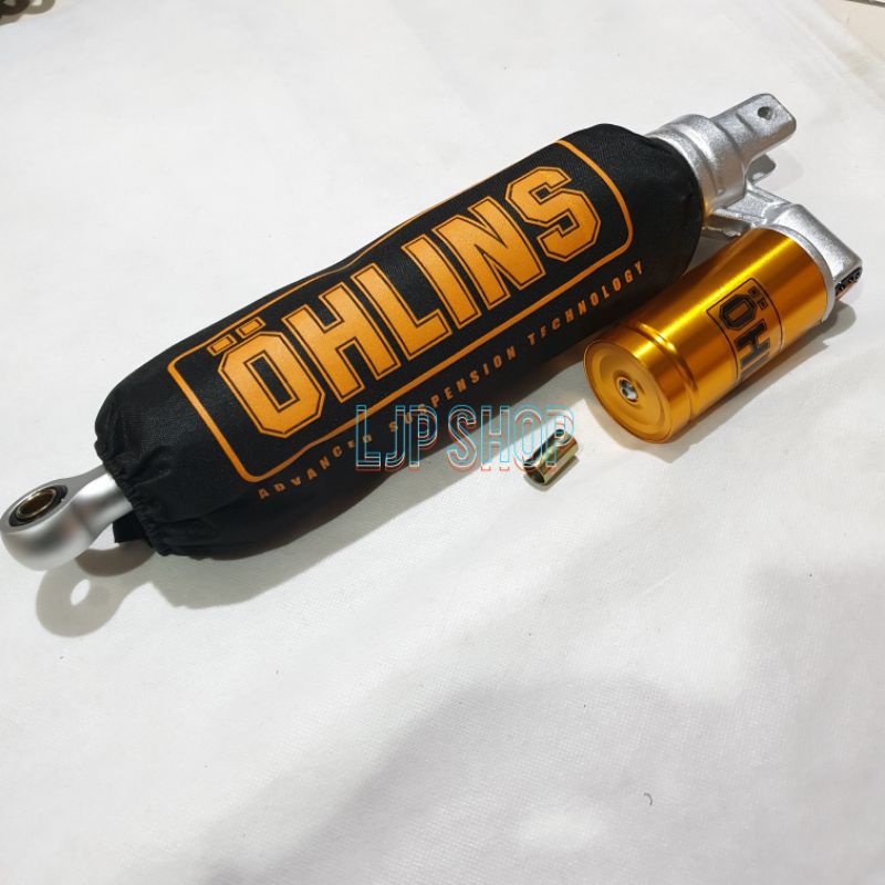 SHOCK TABUNG BAWAH OHLINS MATIC HONDA YAMAHA 330MM PLUS SARUNG SHOCK