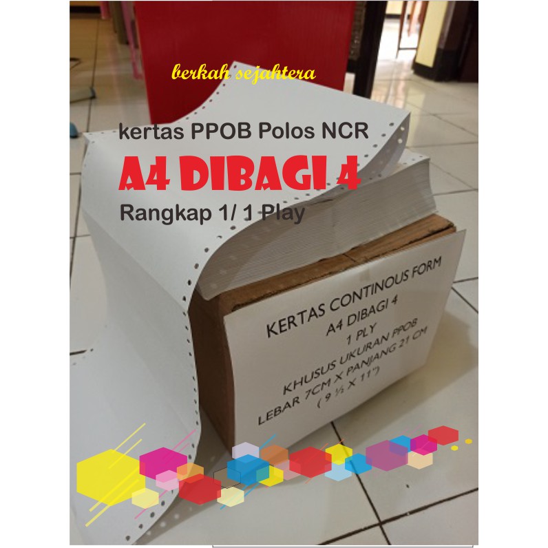 Jual Eceran 800 Transaksi Kertas Ncr Struk Ppob Pln Ukuran 4 1 Play Rangkap 1 Shopee Indonesia