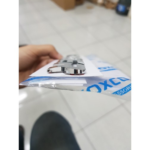 engine hood emblem logo xpander chrome merk foxco-2