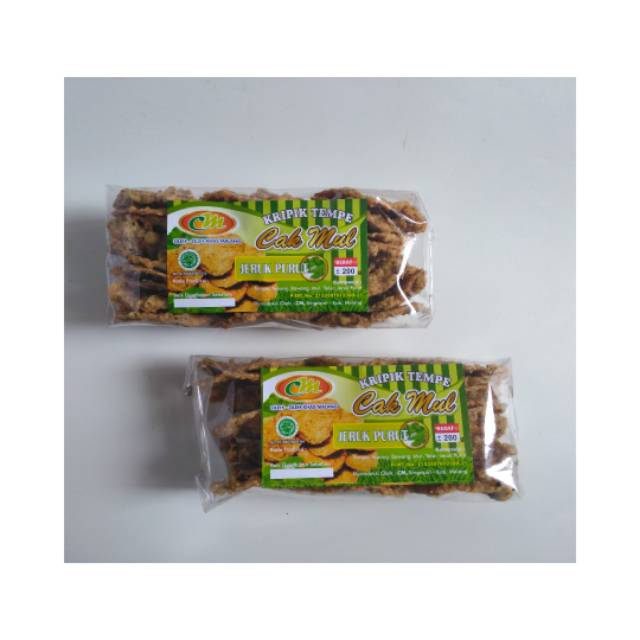 

Keripik Tempe Cak Mul Jeruk Purut - Paket 1kg 5pc