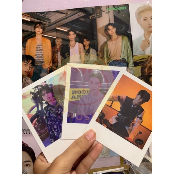 POLAROID EVENT NCT127 STICKER OFFICIAL TAEYONG JOHNNY DOYOUNG VER