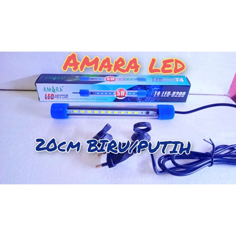 LAMPU AQUARIUM LED AMARA LED / LAMPU CELUP AQUARIUM AMARA LED 20,30,40,50,60cm