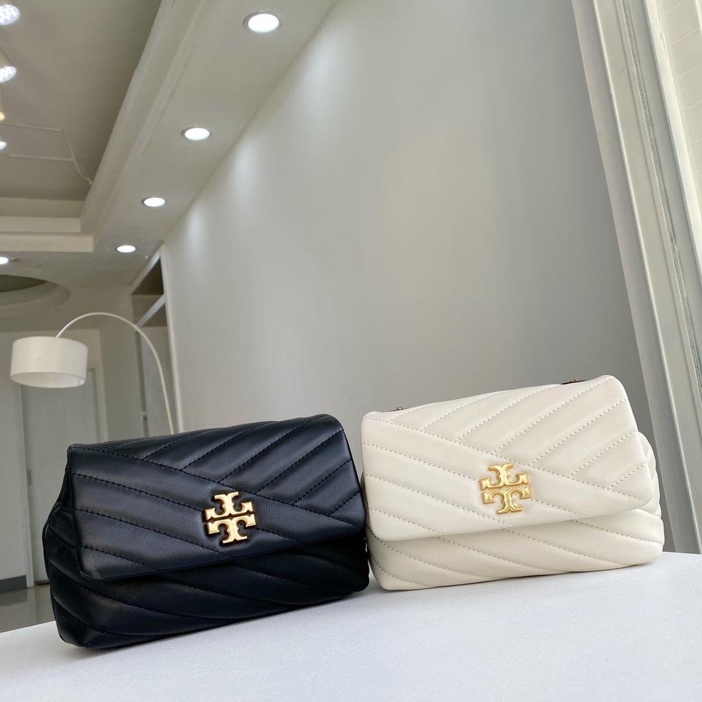 (SameDay Grab) Ori TB KIRA CHEVRON MINI size ladies shoulder bag Crossbody chain bag