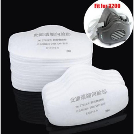 FILTER MASKER COTTON 3M 3701CN RESPIRATOR N95 RESPIRATOR 3200 3700