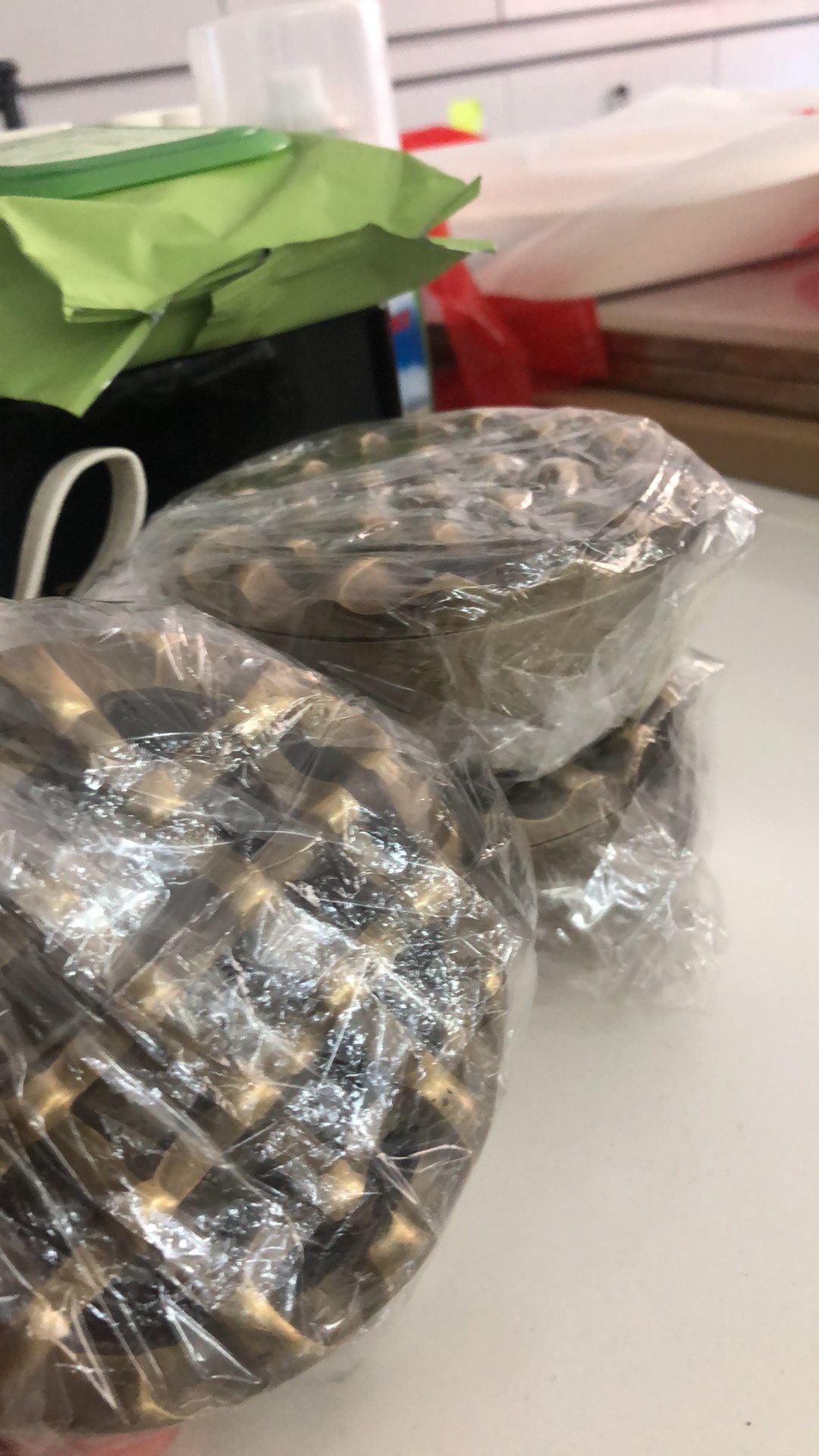 Asbak Kuningan Antik 24 Hole - Antique Brass New