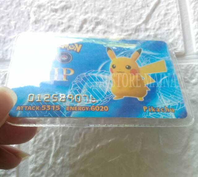 Kartu Koleksi Pokemon NineTales Kyuubi ID CARD VIP VPC RARE GOLD SERIAL NUMBER